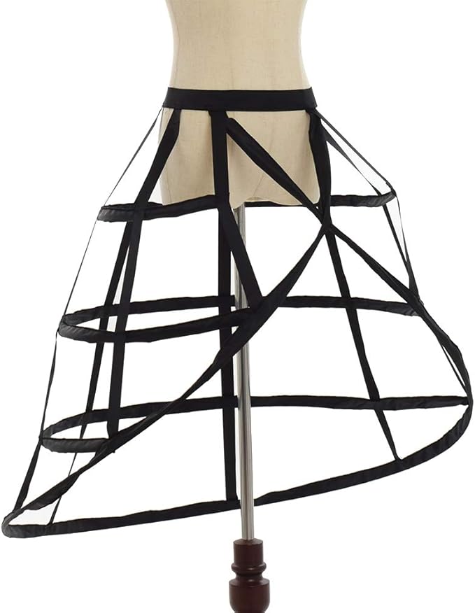 Pannier Petticoat Women Victorian Bustle Cages Hoop Skirt Cage Skirt for Women
