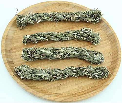 Bunny Hamsters Chew Toys Set, Straw Woven Bed Mat& Rabbit Pet Tooth Organic Natural Apple Wood Grass Cake Ideal for Chinchilla, Guinea Pigs, Syrian Rat,birds,Teeth Grinding&Hámster Conejo(22Pieces)