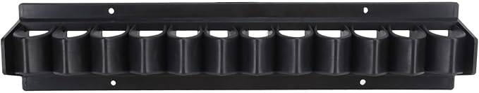 Whip Rack, Abs Wall Mount Holds Up Whip Rack, Holds 11 Whips Or Riding Crop Holders, Black Whip Holder for Horse Stable Fishing Pole