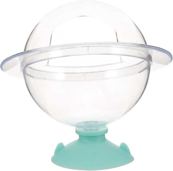 GANAZONO Hamster Sand Bath Tub Multi-use Bathing Toilet Accessory for Pets Deep Edges to Hold Bath Sand Design for Hamsters Mice and Guinea Pigs for Indoor Use