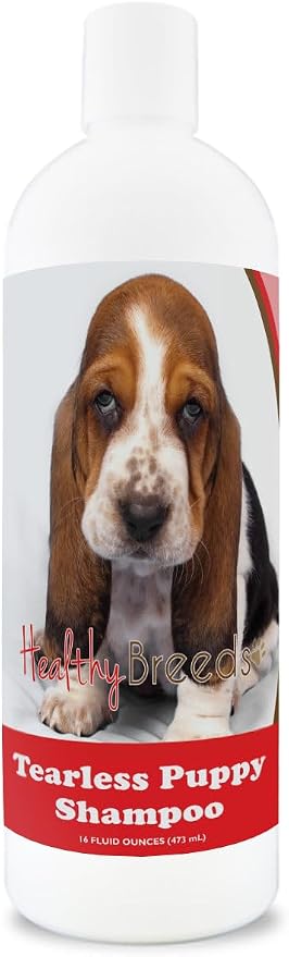 Healthy Breeds Basset Hound Tearless Puppy Dog Shampoo 16 oz