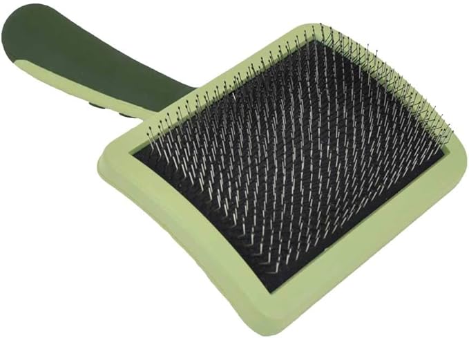 Coastal Pet Hair Brush for Dogs of All Types - Safari Curved Slicker Brush - Pet Grooming Tools for Shedding - Dog Pin Brush for Detangling - 7.5 x 4.5 inches