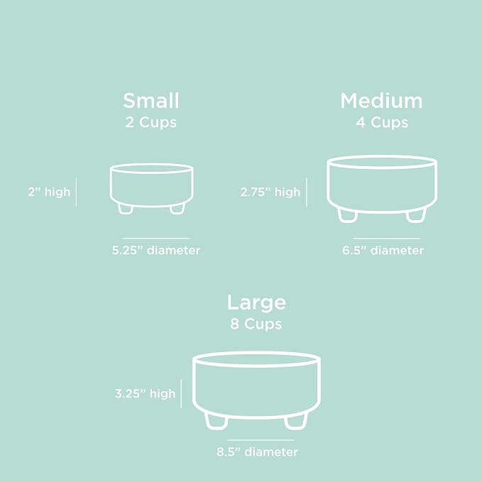 Waggo Uplift Ceramic Dog Bowl for Small Medium and Large Breeds - Heavyweight and Durable Pet Food and Water Dish Crock, Dishwasher Safe, Modern, Elevated Feeder (Teracotta, Large)