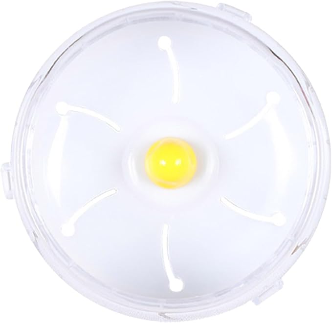 Hamster Exercise Wheels, Quiet Animals Exercise Running Toys Spinner Hamster Running Wheels with Adjustable Stand for Hamsters Gerbils Mice Or Other Small Pet Animals (Clear, 21cm)