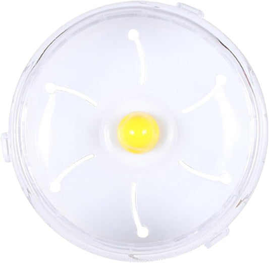 Hamster Exercise Wheels, Quiet Animals Exercise Running Toys Spinner Hamster Running Wheels with Adjustable Stand for Hamsters Gerbils Mice Or Other Small Pet Animals (Clear, 12cm)