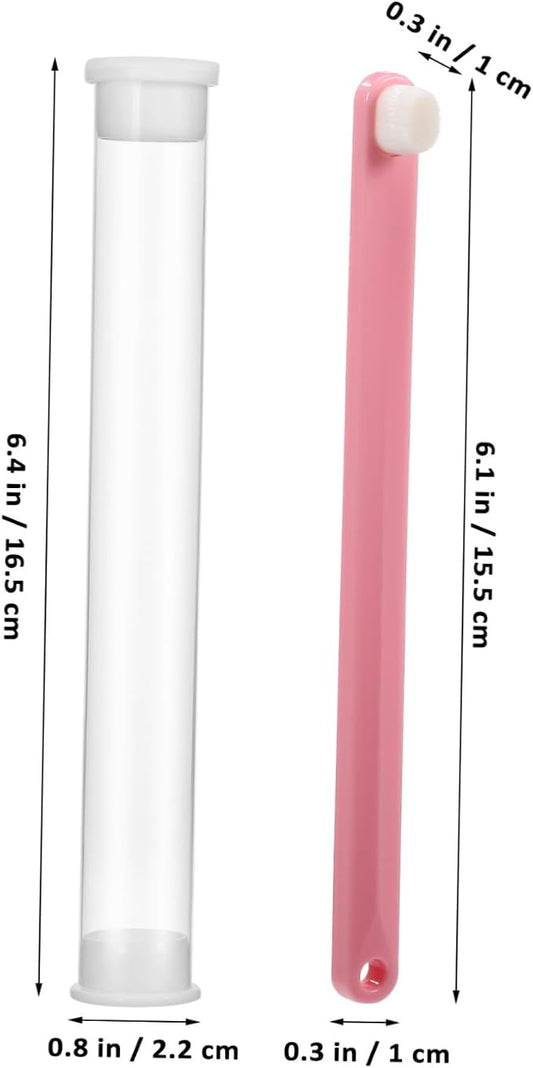 3pcs Soft Bristle PET Toothbrush Set for Dogs Cats and Rabbits Micro Head Oral Care for Small Breeds Gentle Tooth Cleaning Supplies