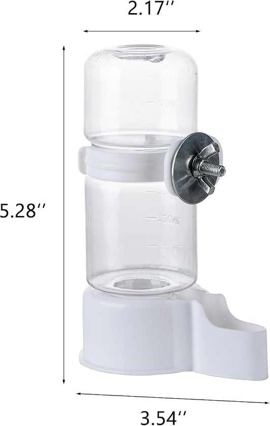 IBWell Automatic Bird Water Dispenser No Mess Parrot Feeder Automatic Bird Feeder Rabbit Watering System