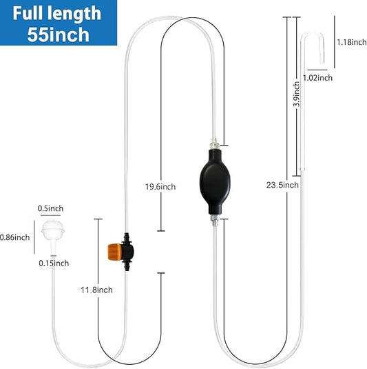Bubble Magus Drip Acclimation Kit for Saltwater and Freshwater Aquariums, Fish Tanks, Ensure Smooth Transition for Coral, Shrimp, Marine Fish, Navigation System Live Koi Fish, Plant Decor Security