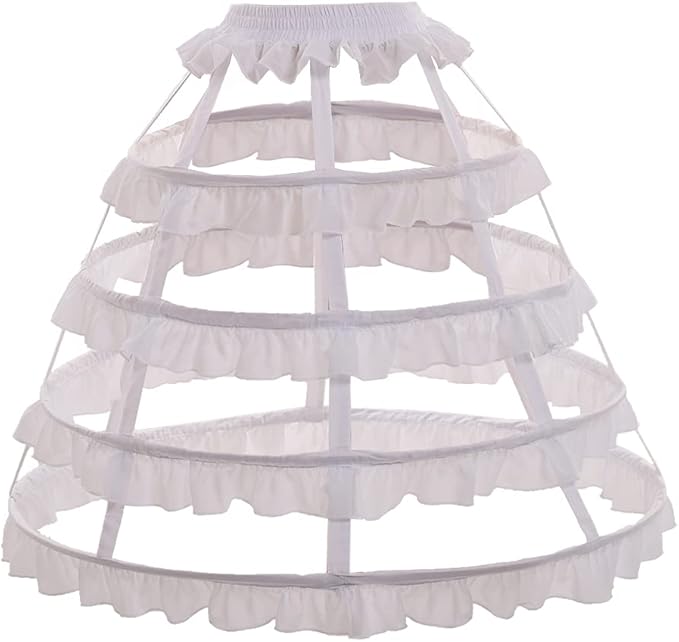 GRACEART Victorian Dress Pannier Hoop Skirt Bustle Cage Skirt