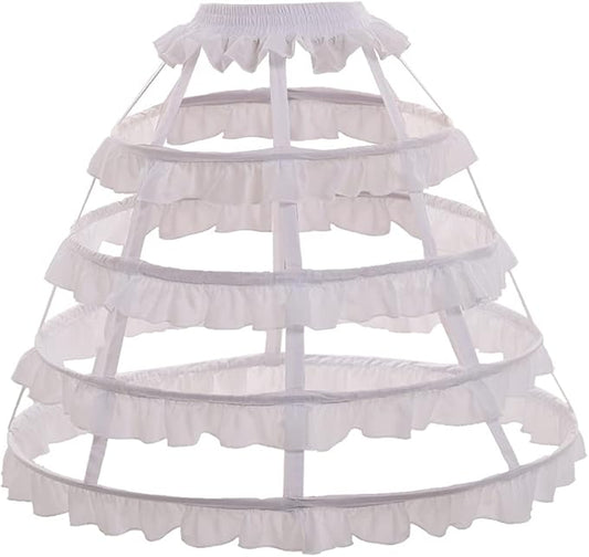GRACEART Victorian Dress Pannier Hoop Skirt Bustle Cage Skirt