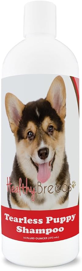 Healthy Breeds Pembroke Welsh Corgi Tearless Puppy Dog Shampoo - Safe for Puppies Older Than 4 Weeks - Passion Fruit Scent - 16 oz