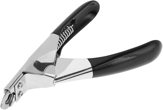 Dog Cat Nail Clippers, Stainless Steel Round Head Professional Dedicated Pet Claw Cutter Trimmer, Black