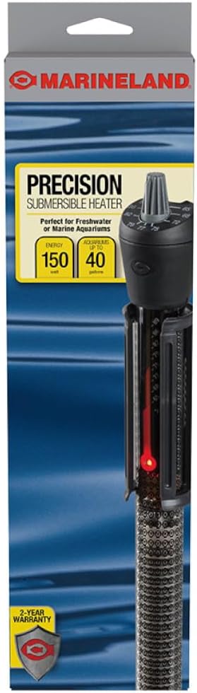 Marineland Precision Heater for Saltwater or Freshwater Aquariums
