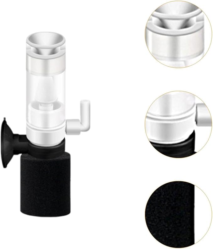 Aquarium Filter Quiet Fish Tank Hob Filters Compact Size Portable Adjustable Bubble Fish Filter Aquarium Pump for Filtration