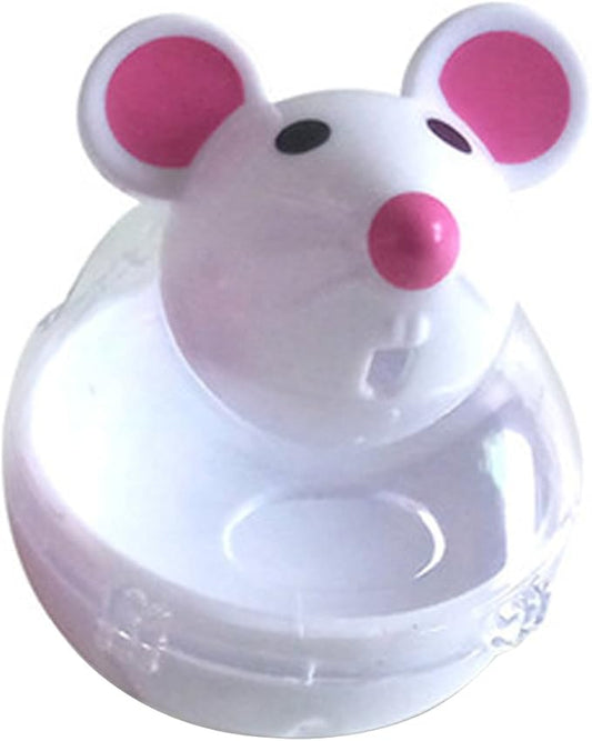 Slow Feed Cat Food Tumbler Pet Treat Ball Toy Feeder