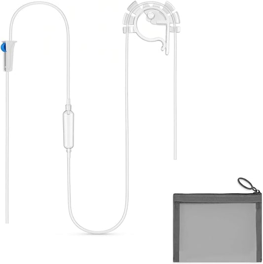 Drip Acclimation Kit for Saltwater and Freshwater Aquariums,Fish Tanks,Adjustable Slow Drip System for Shrimp,Marine Fish,Coral,Plants