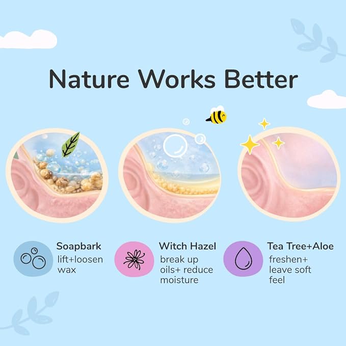 kin+kind Clean Ears - Natural Leave-in Dog Ear Cleanser - Certified USDA Organic - Fragrance Free - 12 fl oz