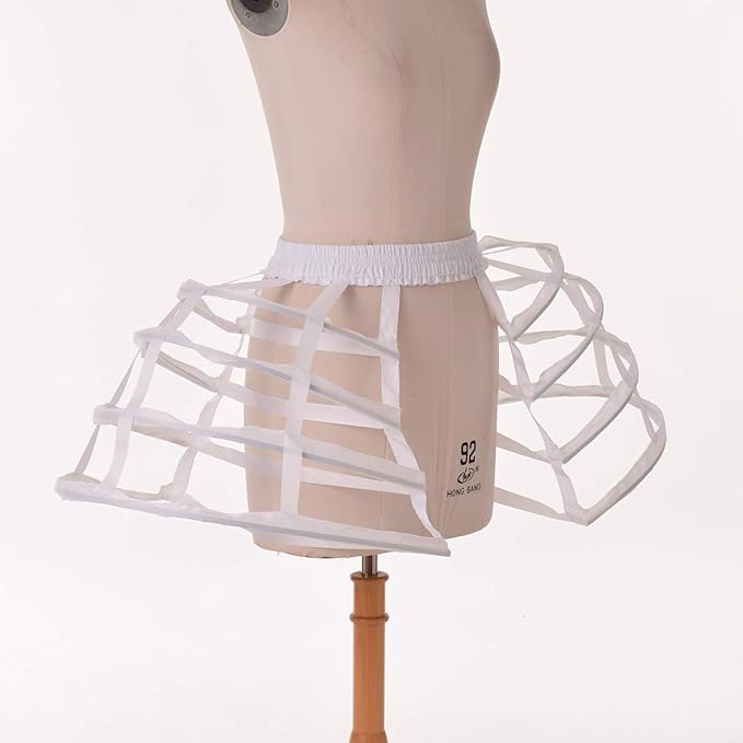 Pannier Petticoat Women Victorian Bustle Cages Hoop Skirt Cage Skirt for Women