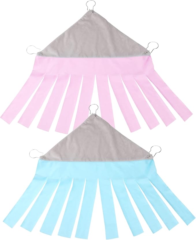 2pcs Pet Tent Hammock Soft Breathable Hidden House for Hideaway Provides Cozy Safe Space for Ferrets Guinea Pigs and Hamsters