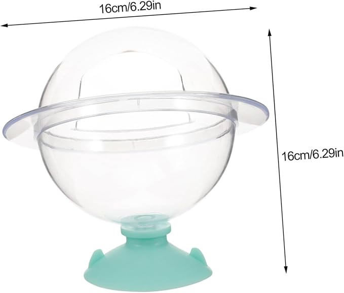 ORFOFE Hamster Bathroom Litter Box Deep Edges Sturdy Sand Bath for Small Animals for Gerbils Guinea Pigs and Chinchillas Fun and Practical Bathing Room