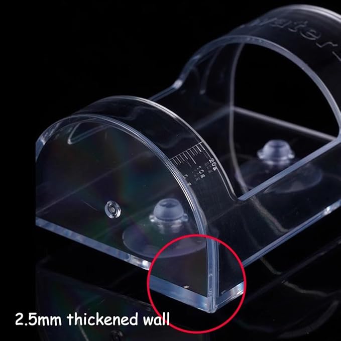 Fish Feeder Oval Back Flat Automatic Feeders Reduced Filter Clogging Tank Suitable for All Kinds of Food Tank Accessories