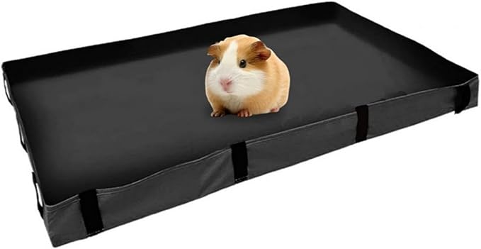 Guinea Pig Cage Liner, Waterproof Bedding Washable Tarp Bottom Cage Accessories for Bunnies Chinchillas Small Pets