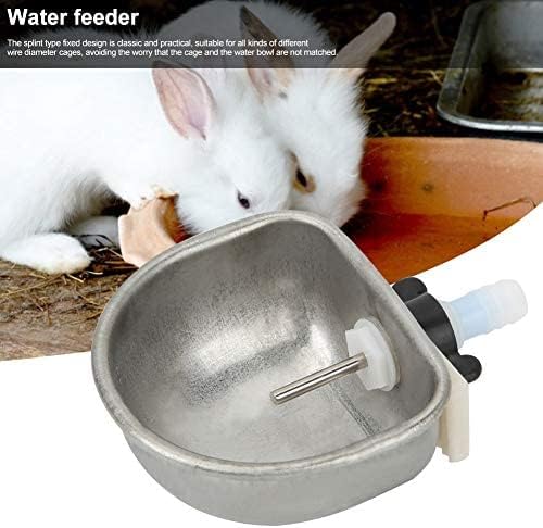 10Pcs Rabbit Feeder Bowl, Automatic Rabbit Water Cups Drinker Rabbit Feeding Tools for Rabbit Squirrels Chinchilla Hamster Ferret