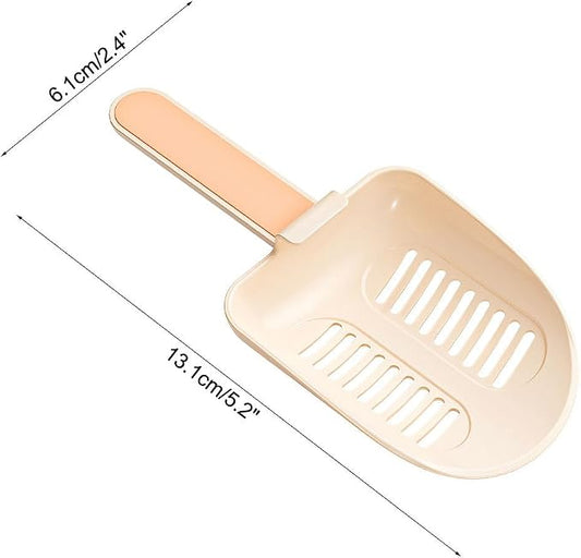 MiOYOOW Hamster Litter Scoop, Plastic Sand Shovel Small Animal Mesh Scooper for Guinea Pig Hamsters Gerbils Small Animals