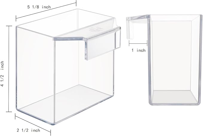 Drip Acclimation Container for Fish & Corals – Hanging Acclimation Box for Saltwater & Freshwater Aquariums, Small