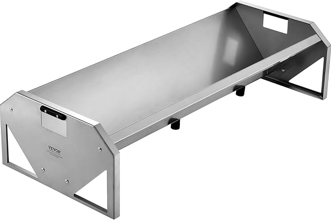 VEVOR Livestock Feeding Trough, 22 Gallon Capacity, 45" Hay Feeder, Heavy Duty Steel Livestock Trough, Galvanized Steel Sheep Feeder Trough Feeding up to 10 Goats for Horse Sheep Hog Farm Sheds Pen