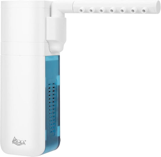 AQQA Aquarium Filter for 20-40 Gallon Fish Tank Whisper Filters in-Tank Submersible Filter 158GPH with Mechanical and Bio Filtration for Crystal Clear Tank(7W for 20-40 Gal Tank)