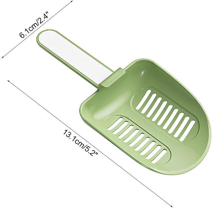 MiOYOOW Hamster Litter Scoop, Plastic Sand Shovel Small Animal Mesh Scooper for Guinea Pig Hamsters Gerbils Small Animals