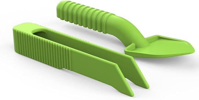 Toyvian 5pcs Reptile Cleaning Set Clamp Tweezers and Sand Scooper for Terrarium Maintenance, Long Handle Feeding Tools for Gecko, Lizard, Turtle, and Small Pets