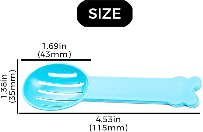 10pcs Hamster Scooter Plastic Garbage Shovel Sieve Hamster Sand Shovel pet Cleaning Tool Small pet Urine Sand Shovel Cleaning Shovel Supplies pet Bath Spoon（mixcolor）
