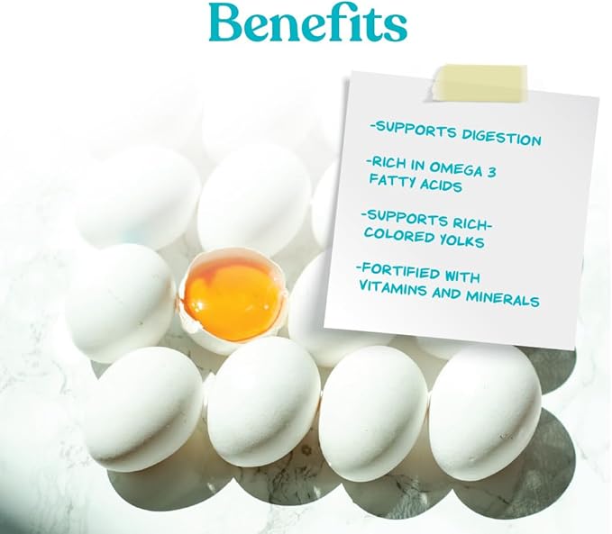 Manna Pro Omega Egg Maker - Chicken Feed Supplement for Laying Hens - Poultry Food with Omega-3 Fatty Acids - Digestion Support with Fortified Vitamins & Minerals - 5 lbs (Pack of 2)
