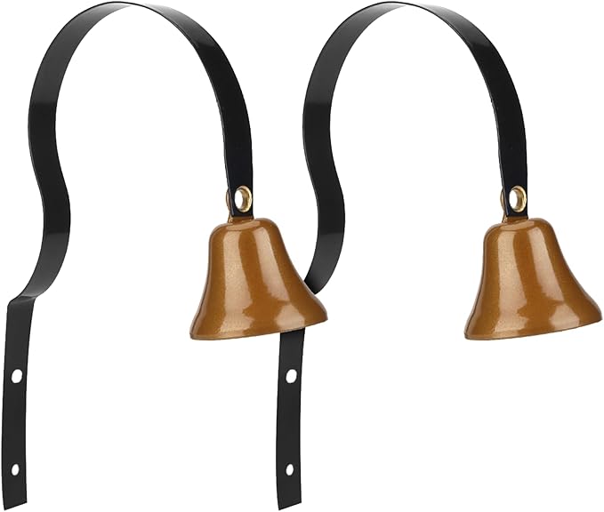 Watris Veiyi 2PCS Shopkeepers Bell, Door Chime, Hanging Bells for Door Opening, Business Entry, Homes, Dogs