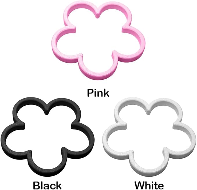 Fish Feeding Portals for Betta & Aquariums | Floating Food Rings & Breathing Windows (Multiple Colors) (Daisy - Black)