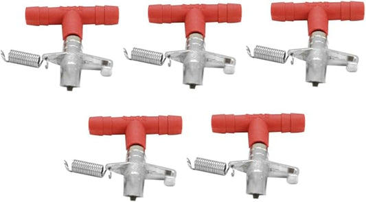 balacoo 5pcs Automatic Drinker Spring Design and Watering System for Ferrets and Animals Easy to Install Wire Cages