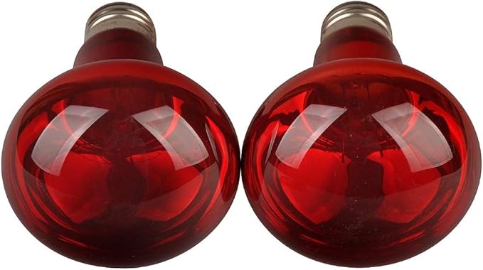 LUCKY HERP Reptile Infrared Basking Bulb,Terrarium Lighting Lamp,2-Pack (75, Watts)