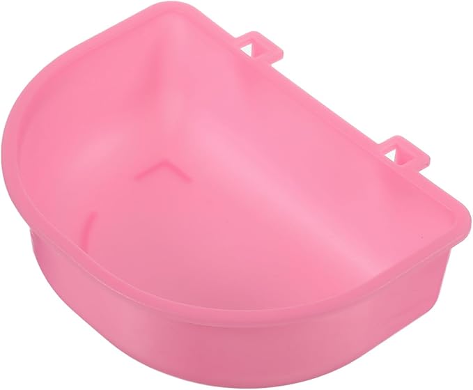 2 Pack Rabbit Food Bowl, Guinea Pig Food Dish Crate Bowls Bird Feeding Dish for Bunny Hutch Hamster Puppy Dog Crate Guinea Pig Ferret Chinchilla