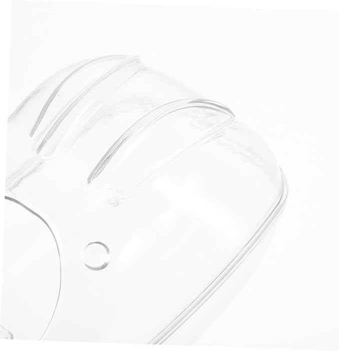 Hamster Sand Bath Container Easy to Clean Transparent Bathhouse for Small Animals Multi-Purpose Gerbil Shower Box and Litter Box for Dwarf Hamsters and Guinea Pigs