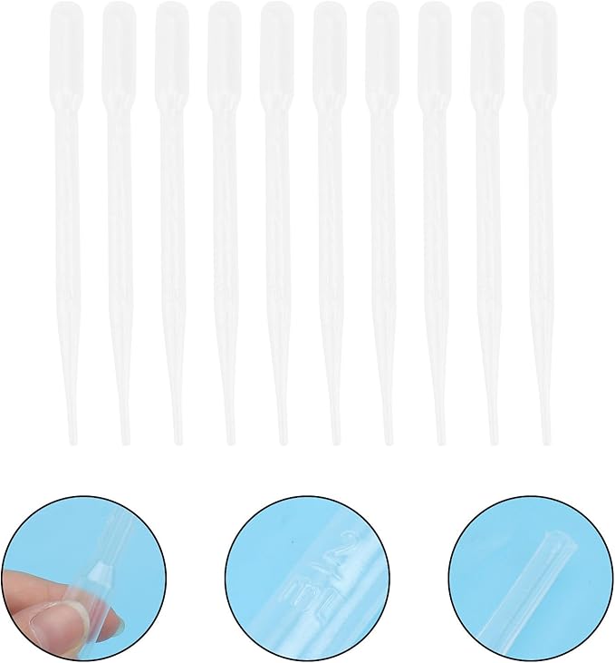 10pcs Coral Feeder Syringe Tubes 3ml Plastic Shrimp Liquid Feeders Aquarium Fish Feeding Tool for Marine and Brine Shrimp Pet Supplies