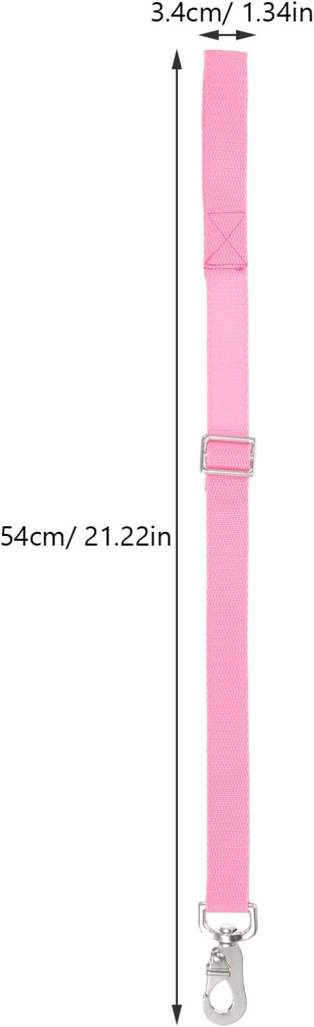 Ipetboom Adjustable Horse Bucket Strap, 21.2in Reusable Durable Nylon Feeder Hanger for Water Buckets and Nets in Stalls or Outdoor Use