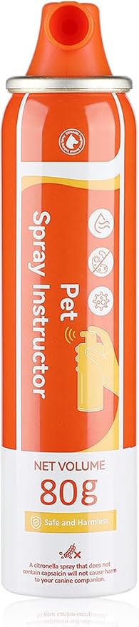Corrector Spray Dog Trainer 70ml 1 Pack Pet Trainer Spray, Corrector Spray for Dog to Stops Barking, Jumping Up, Food Stealing, Dog Fights, Avoidance, Unwanted Dog Behaviour-Orange-1