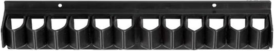Horse Whip Crop Holder Wall Mounted Whip Rack Holder for Fishing Pole Storage, Holds up to 12 Whips or Crops, Bracket Hanger Horse Trailer Accessories for Tack Room(Color:Black)