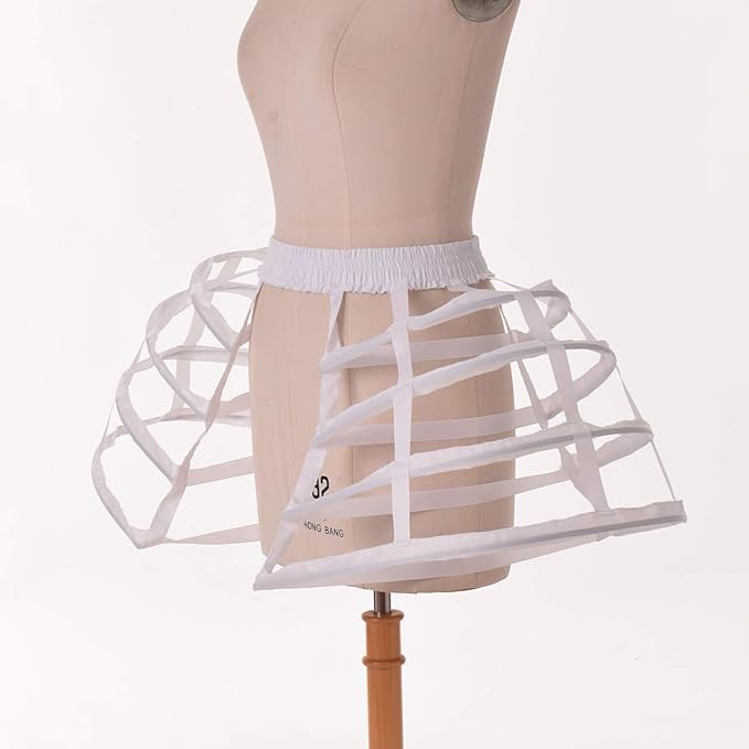 Pannier Petticoat Women Victorian Bustle Cages Hoop Skirt Cage Skirt for Women