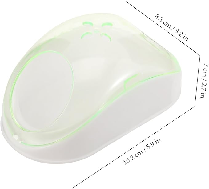 Ipetboom 1set Hamster Sand Bath Container Durable Hamster Bathtub for Small Pets for Guinea Pigs Gerbils Easy to Clean for Bathing Playtime Scoop Included