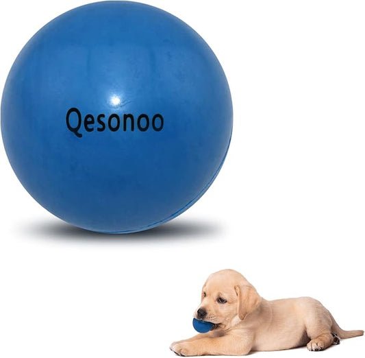 Dog Balls Indestructible,Solid Rubber Bouncy for Dogs Aggressive Chewers Small Breed,Non-Toxic&Floating&High Elasticity,Durable Fetch Ball Small to Chew,Play and Training