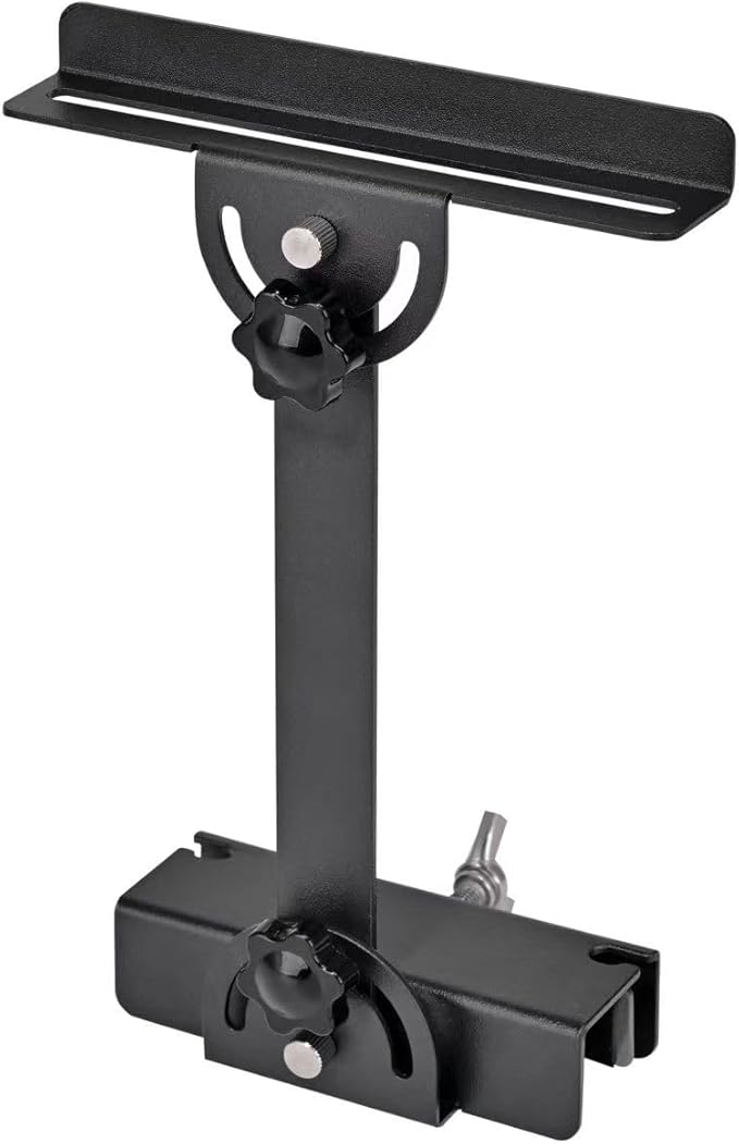 Aquarium Light Riser (2pcs) - for Straight-Edge Lidless Tanks, Max 1.18" Glass+Trim, Fits ≤4.9" Wide Lights, 0-6.5" Height Adjustable