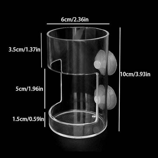 Fish Feeder Orbicular Automatic Fish Feeders Reduced Filter Clogging Tank Suitable for All Kinds of Food Tank Accessories